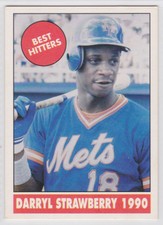 1990 The Shanks Collection #35 Darryl Strawberry New York Mets