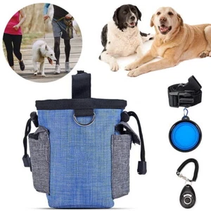 Dog Puppy Outdoor Training Snack Pet Treat Obedience Waist Belt Pouch Zippers - Picture 1 of 10