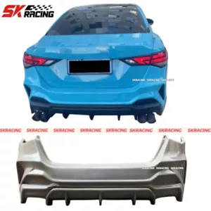 Unpainted ABS Rear Bumper Lip Diffsuer Bar Assembly For Nissan Sentra 2020-2022 - Bild 1 von 17