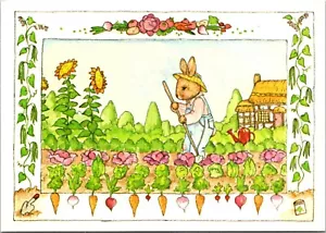 Peter Rabbit MY GARDEN Susan Whited LaBelle 1984 Postcard - Picture 1 of 2