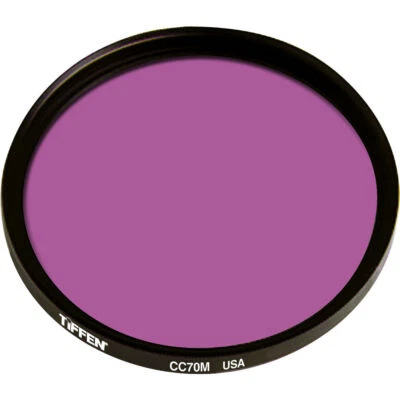 Tiffen 105mm Coarse Thread CC70M Magenta Filter MFR #105CCC70M - Image 1 of 3