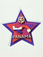 Panama Weatherproof Glossy Decal. 4.75x4.5 inches