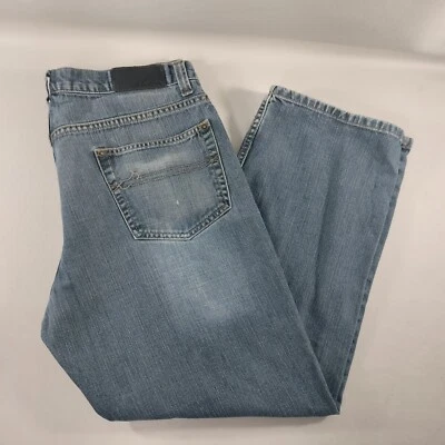 Pantalones de mezclilla azul relajado Claiborne para hombre talla real 36x28 Foto 1 de 4