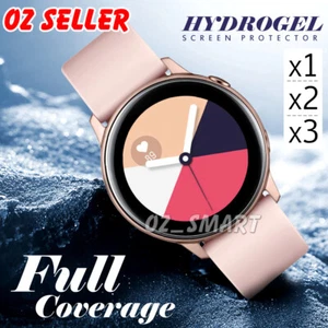 SAMSUNG GALAXY WATCH ACTIVE 2 HYDROGEL AQUA FLEXIBLE Crystal Screen Protector - Picture 1 of 9