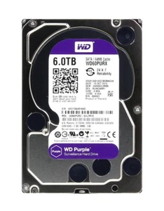 Western Digital WD60PURX 6TB WD Purple SATA Hard Drive - Picture 1 of 3