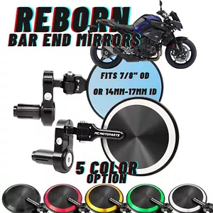 Bar-End Mirrors for Yamaha XSR700/XSR900/Tracer 700 (CNC Aluminum, 2016-2022) - Picture 1 of 11