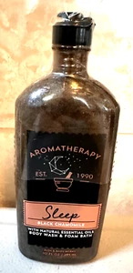 BATH & BODY WORKS Aromatherapy Sleep BLACK CHAMOMILE Body Wash 10 oz NEW SEALED - Picture 1 of 4