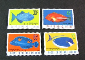 Cocos Islands  Scott# 305,307,3110,315 Fish 1995-97 MNH  L740 - Picture 1 of 1