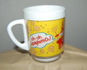¡Espaguetis franco-americanos 1978! Wizard - Taza/taza térmica vintage nueva - Imagen 1 de 5