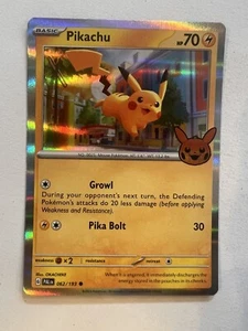 Pikachu 062/193 McDonald's Promos 2023 Holo Pokemon Juego de cartas coleccionables casi nuevo - Imagen 1 de 2