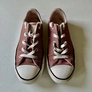 Converse Chuck Taylor All Star *Pink Glitter* Sneakers Tennis Shoes Girls Size 3 - Picture 1 of 5