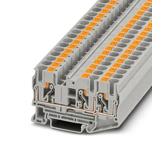 10pcs PHOENIX PT 6-TWIN 3211929 Feed-through Terminal Block Gray New ✦KD - Picture 1 of 7