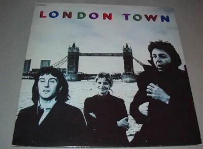 WINGS (Paul McCARTNEY)  "London Town"  LP 33t Vinyl INSERT + POSTER FRANCE 1978 - Photo 1/4