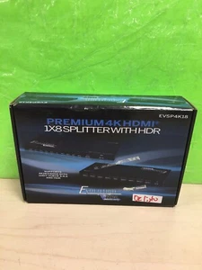 VANCO EVOLUTION HDMI 1X8 4K SPLITTER - EVSP4K18 W/AC-ADAPTER (TESTED) - Picture 1 of 10