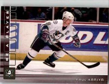 2001-02 Be A Player Memorabilia Paul Kariya #196