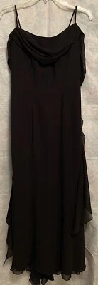 Belsoie L5066 Bridesmaid Wedding Special Occasion Dress Black Sz 10 New - Image 1 of 4