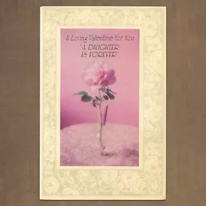 Unused Vintage 1970s American Greetings HAPPY VALENTINE'S DAY Card FOR DAUGHTER - Picture 1 of 6