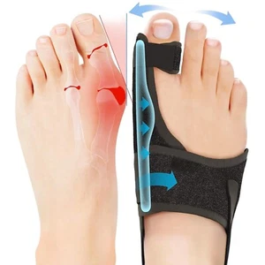 Bunion Corrector for Women Big Toe Straightener,Orthopedic Bunion Splint - Black - Picture 1 of 7