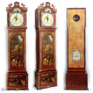 Puzz3D Puzzle Grandfather Clock 3ft Tall Milton Bradley 777pc Complete WORKING - Picture 1 of 7