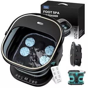 Collapsible Foot Spa Bath Massager with Heat Foot Soaking Tub Pedicure Foot Spa, - Picture 1 of 9
