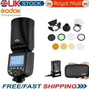 Godox V1F V1-F 2.4G TTL Cabeza Redonda Speedlite para Fuji + Kit de Accesorios AK-R1 - Imagen 1 de 14
