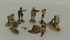 Military Micro Machines SETS OF X7- SOLDIERS /INFANTRY Diff camos figures DESERT