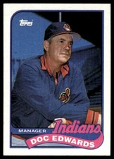 1989 Topps #534 Doc Edwards Cleveland Indians