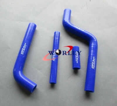 Manguera de radiador de silicona para Yamaha YZ125 1996-2001 1997 1998 1999 2000 2001 AZUL Foto 1 de 4