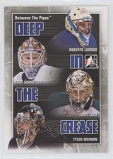 2010-11 ITG Between the Pipes Deep in Crease Roberto Luongo Cory Schneider HOF