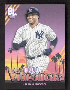 2024 Topps Big League Good Vibrations #GV-14 Juan Soto New York Yankees - Picture 1 of 2