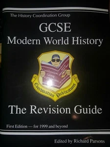 GCSE Modern World History The Revision Guide by CGP Books Paperback Parsons - Foto 1 di 1