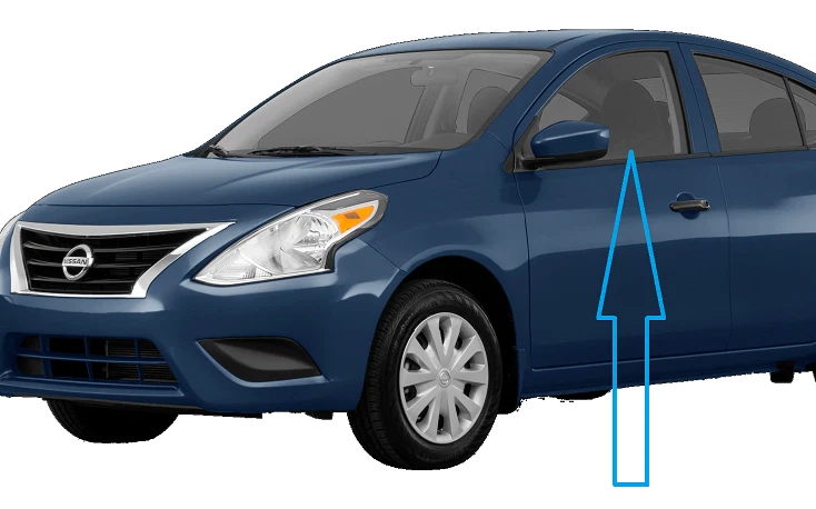 Fits: 2012-2019 Nissan Versa Sedan 4Dr Driver Left Side Front Door Glass Window Foto 1 de 1