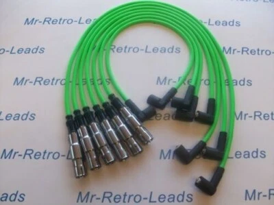 LIME GREEN 8MM PERFORMANCE IGNITION LEADS VR6 CORRADO VR6 PASSAT OBD1 QUALITY - Image 1 of 4