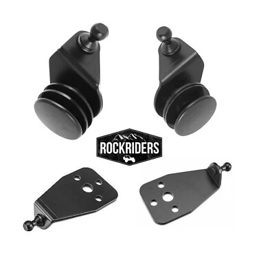 Soporte superior e inferior de puntal de amortiguador de puerta levadiza de vidrio con techo rígido Wrangler 1997-2017 Foto 1 de 4