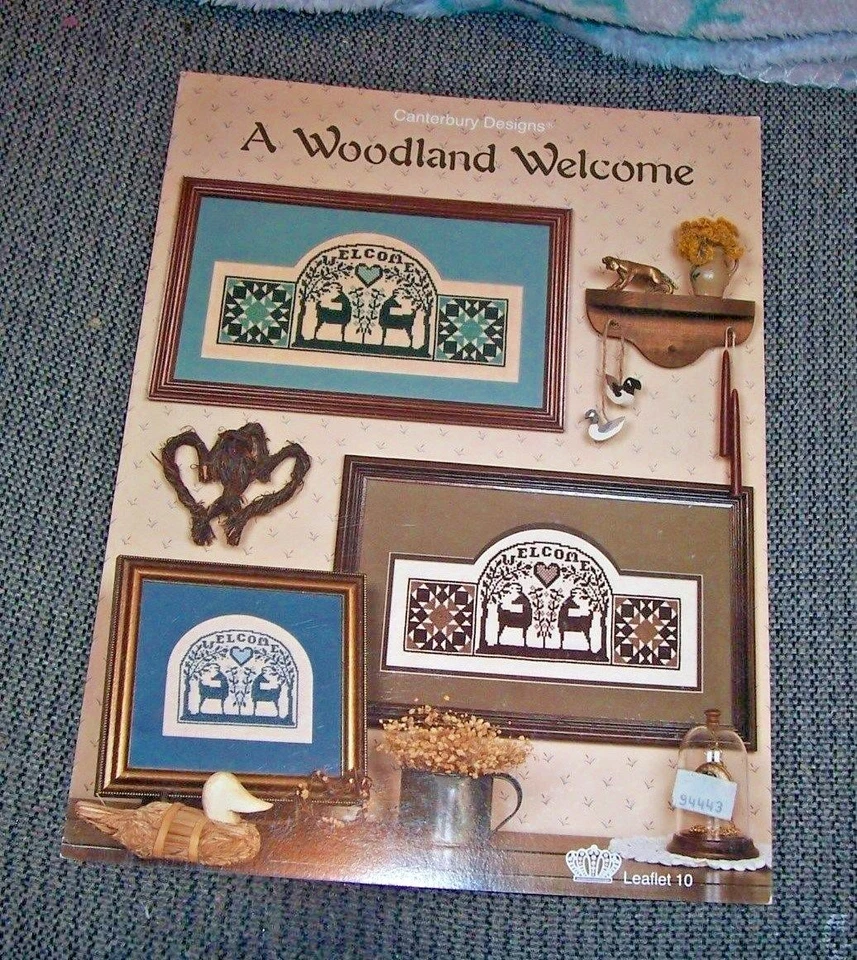 Canterbury Designs A WOODLAND WELCOME Counted Cross Stitch Pattern - Image 1 of 1