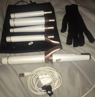 T3 Whirl Trio Interchangeable Styling Wand Curling Iron With 5 attachments!! - Image 1 of 4