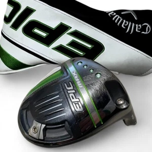 Callaway Epic Max 9.0 Degree Driver HEAD ONLY ( RH ) 9° w/cover - Picture 1 of 11