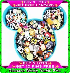 DISNEY TRADING PINS 25 50 100 verschiedene Pin 3 POSTEN = GRATIS SCHLÜSSELBAND! 5 LOSE = 10 PINS. - Bild 1 von 24
