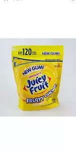 JUICY FRUIT Fruity Chews Zuckerfreier Kaugummi - 8,5 oz - 120 Stück - Original Geschmack - Bild 1 von 4