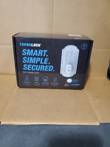 Cerradura de puerta de entrada sin llave TurboLock TL115 cerrojo inteligente con teclado electrónico - Imagen 1 de 7