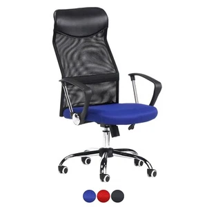 Silla de oficina giratoria silla escritorio color Azul, Rojo o Negro: Mega - Imagen 1 de 11