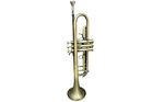 Professional Premium Antique Silver Body Gold Key Piston Trumpet