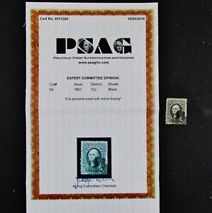 nystamps US Stamp # 69 Used $120 PSAG Cert. D1x2358
