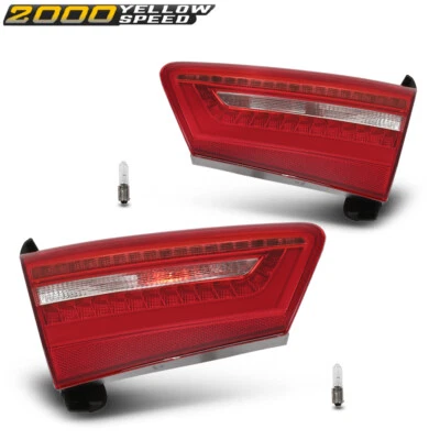 2PCS Inner Trunk Led Tail Light Lamp Left+right Fit For 2012-2015 Audi A6 C7 F12 Foto 1 de 4