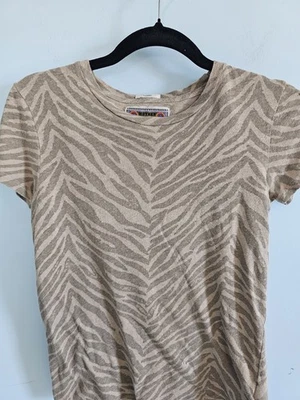 Camiseta Mother Lil Sinful Estampado Cebra Talla XS Foto 1 de 3