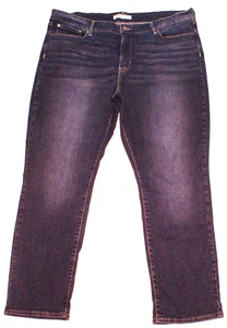 Pantalones de mezclilla Levis Signature para mujer totalmente moldeados pierna recta, más 20 S (40X28) - Imagen 1 de 3