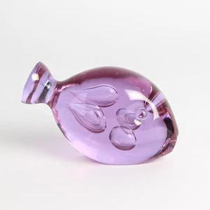 Tschechische Glas Figur Fisch Zelezny Brod Miroslav Klinger alexandrit Czech Art - Picture 1 of 4