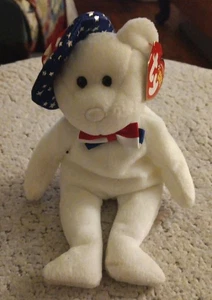 TY BEANIE BABY BENJAMIN BEAR - MINT CONDITION  - RETIRED WITH TAGS - Picture 1 of 7