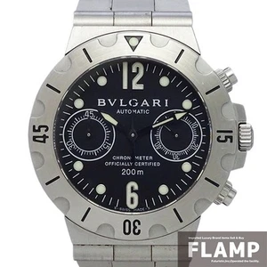 BVLGARI Diagono Scuba Chronograph SCB38S Men s Watch - Picture 1 of 6