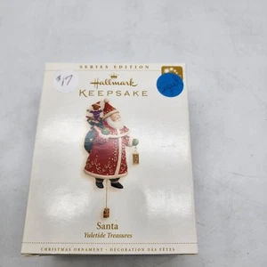 Hallmark Ornament 2006 Santa Yuletide Treasures Zugschnur 1. in Serie SIGNIERT - Bild 1 von 7